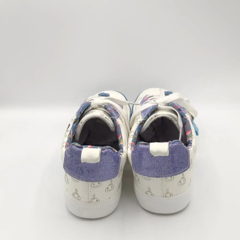 Disney Lilo & Stitch Womes Stitch Low Top Court Sneakers Lace Up Shoe Size 10